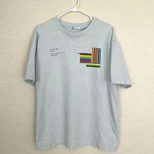 Zara men’s  night blue XL short-sleeved T-shirt